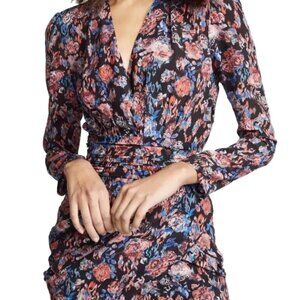 IRO Silk Faux Wrap Dress (Sz 40)